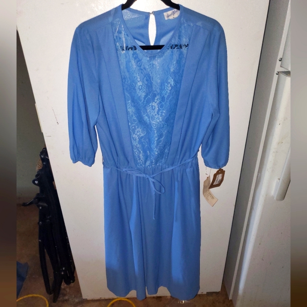 Vintage periwinkle dress